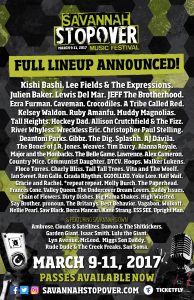 Savannah Stopover Festival 2017 Lineup